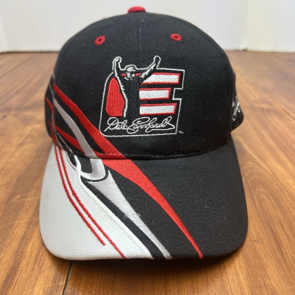 Vintage Dale Earnhardt Hat Cap Black Nascar #3 Adjustable Mens Chase Authentics